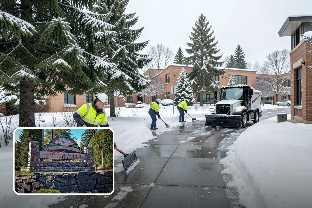 Gutter Heat Cable Installation in Eatonville, Pierce County, WA - Open gutters and downspouts through freeze-thaw cycles