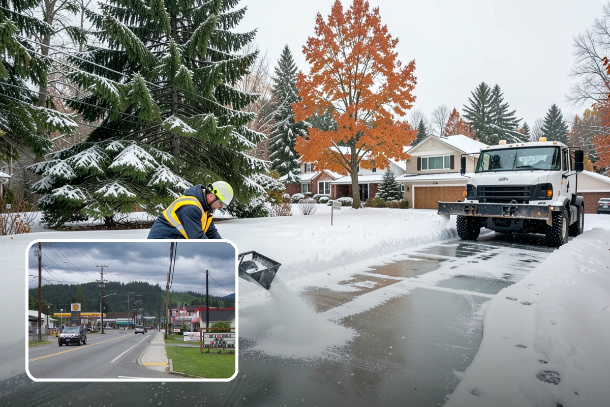 Gutter Heat Cable Installation in Granite Falls, Snohomish County, WA - Open gutters and downspouts through freeze-thaw cycles