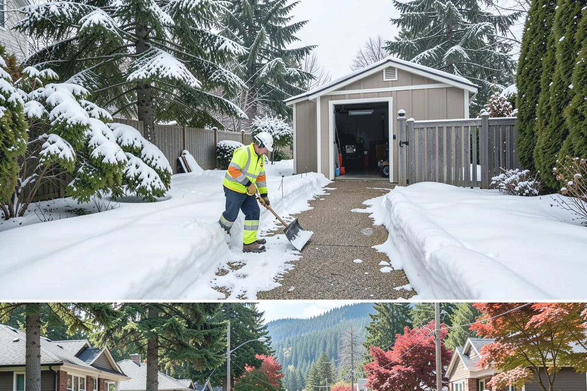 Gutter Heat Cable Installation in Hunts Point, King County, WA - Gutter heat cable installation is best done in fall before freeze-thaw weather begins clogging gutters with ice.