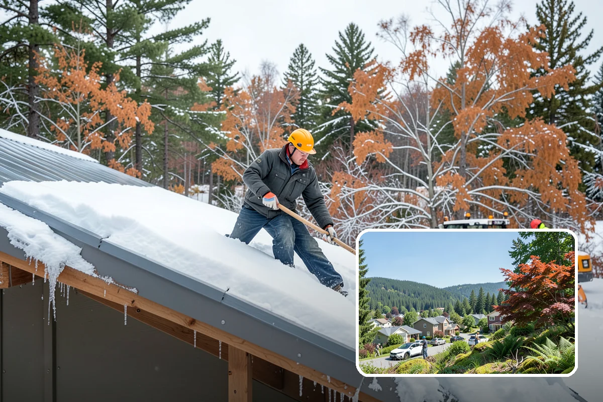 Gutter Heat Cable Installation in Index, Snohomish County, WA - Open gutters and downspouts through freeze-thaw cycles