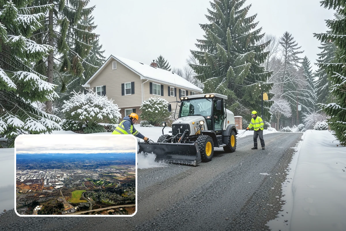 Gutter Heat Cable Installation in Kent, King County, WA - Open gutters and downspouts through freeze-thaw cycles