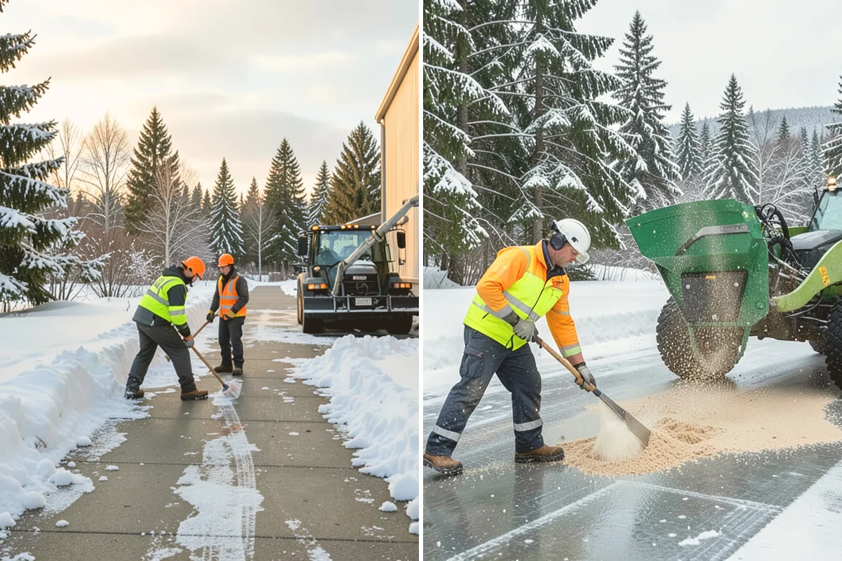 Gutter Heat Cable Installation in Kent, King County, WA - Inspect gutters and downspouts for recurring ice points