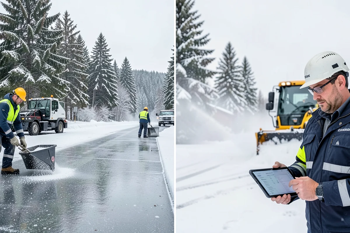 Gutter Heat Cable Installation in Lake Forest Park, King County, WA - Inspect gutters and downspouts for recurring ice points