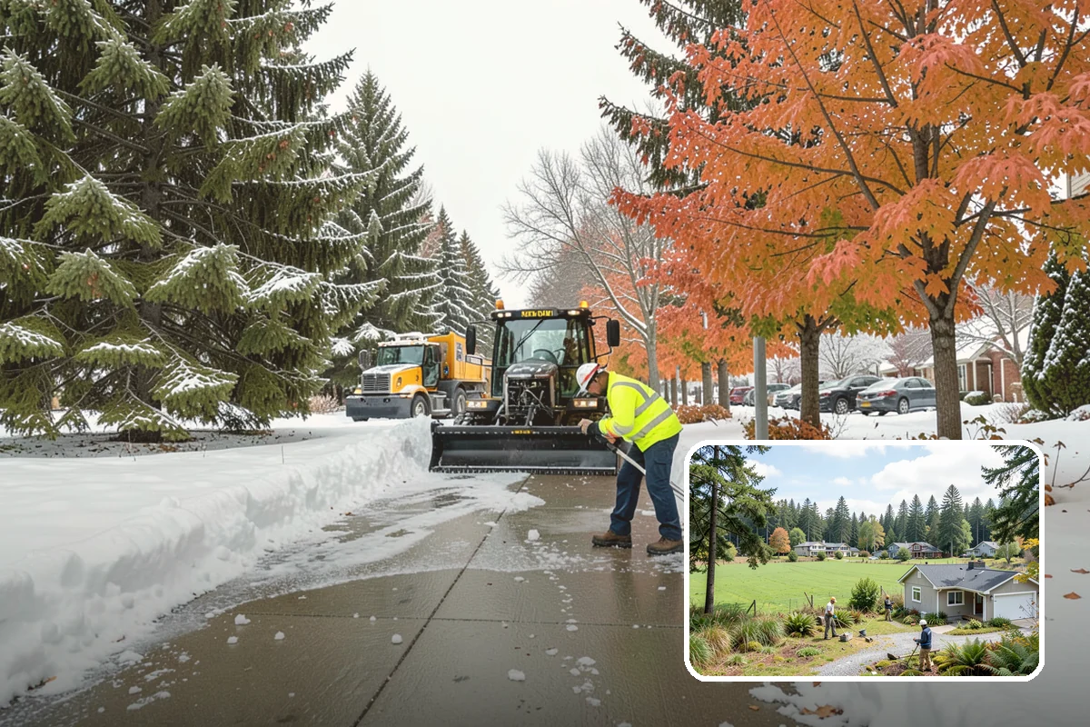 Gutter Heat Cable Installation in Lyman, Skagit County, WA - Open gutters and downspouts through freeze-thaw cycles