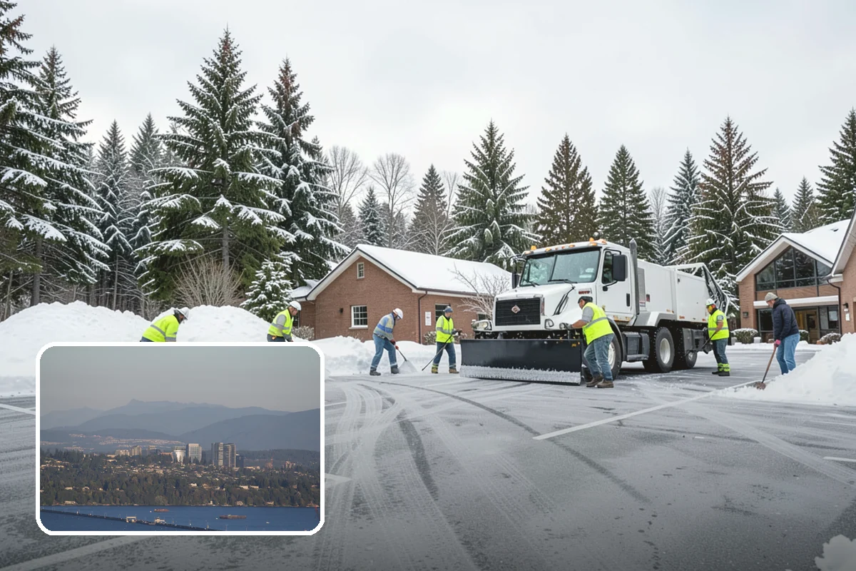 Gutter Heat Cable Installation in Medina, King County, WA - Open gutters and downspouts through freeze-thaw cycles