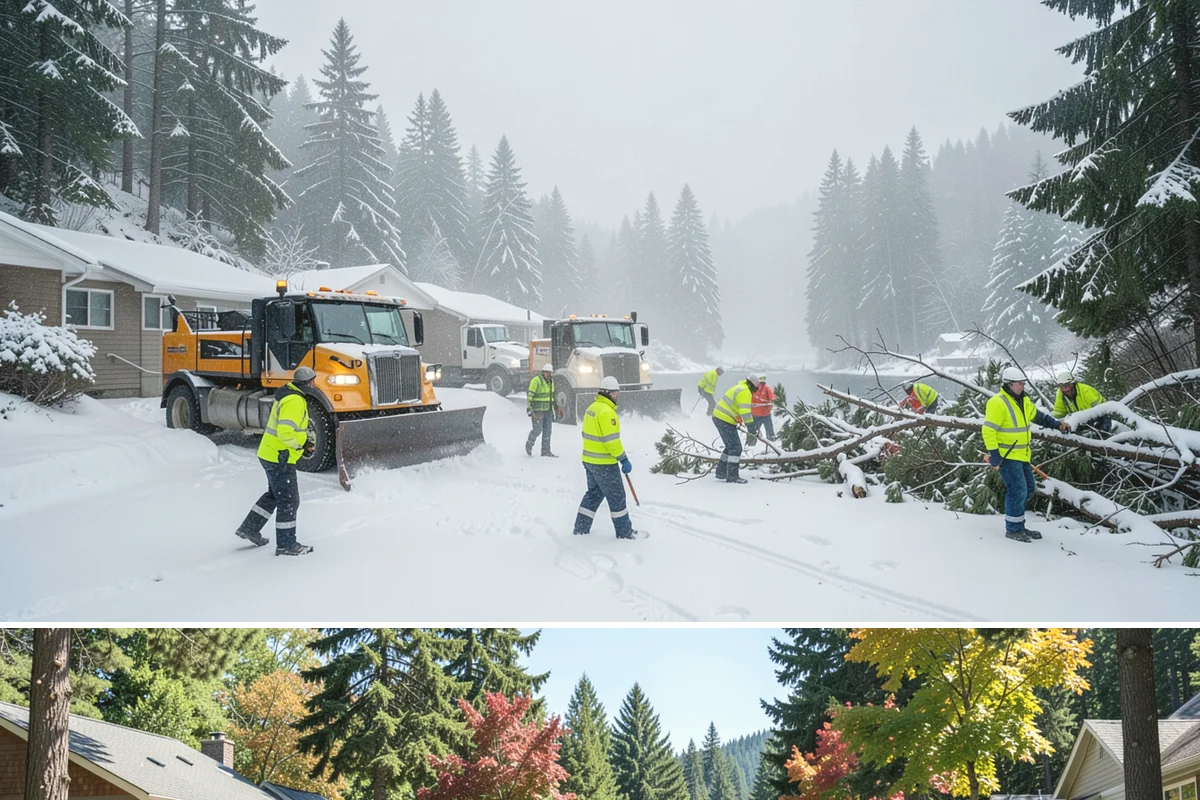 Gutter Heat Cable Installation in Orting, Pierce County, WA - Gutter heat cable installation is best done in fall before freeze-thaw weather begins clogging gutters with ice.