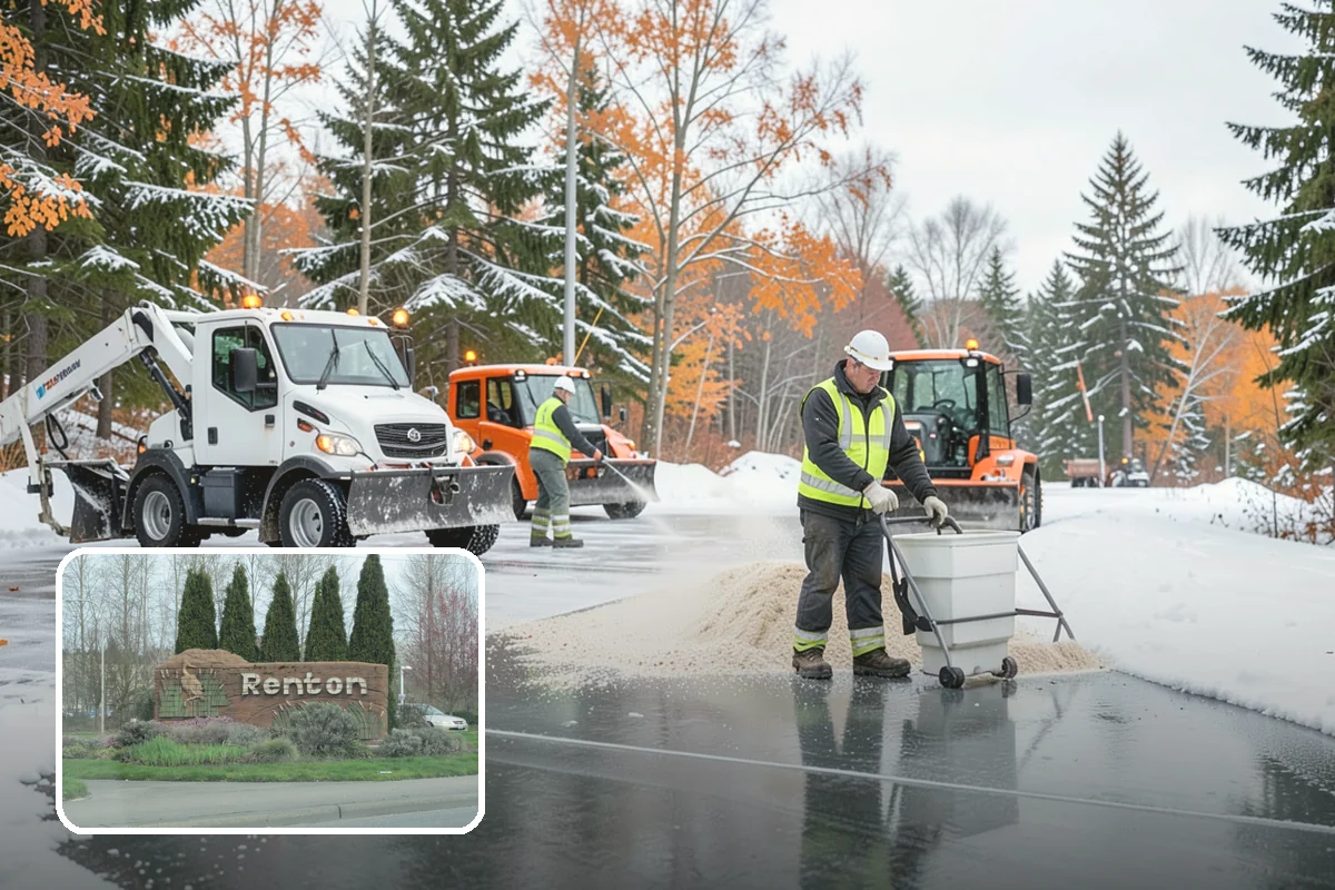 Gutter Heat Cable Installation in Renton, King County, WA - Open gutters and downspouts through freeze-thaw cycles