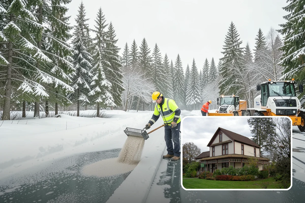 Gutter Heat Cable Installation in Sumner, Pierce County, WA - Open gutters and downspouts through freeze-thaw cycles