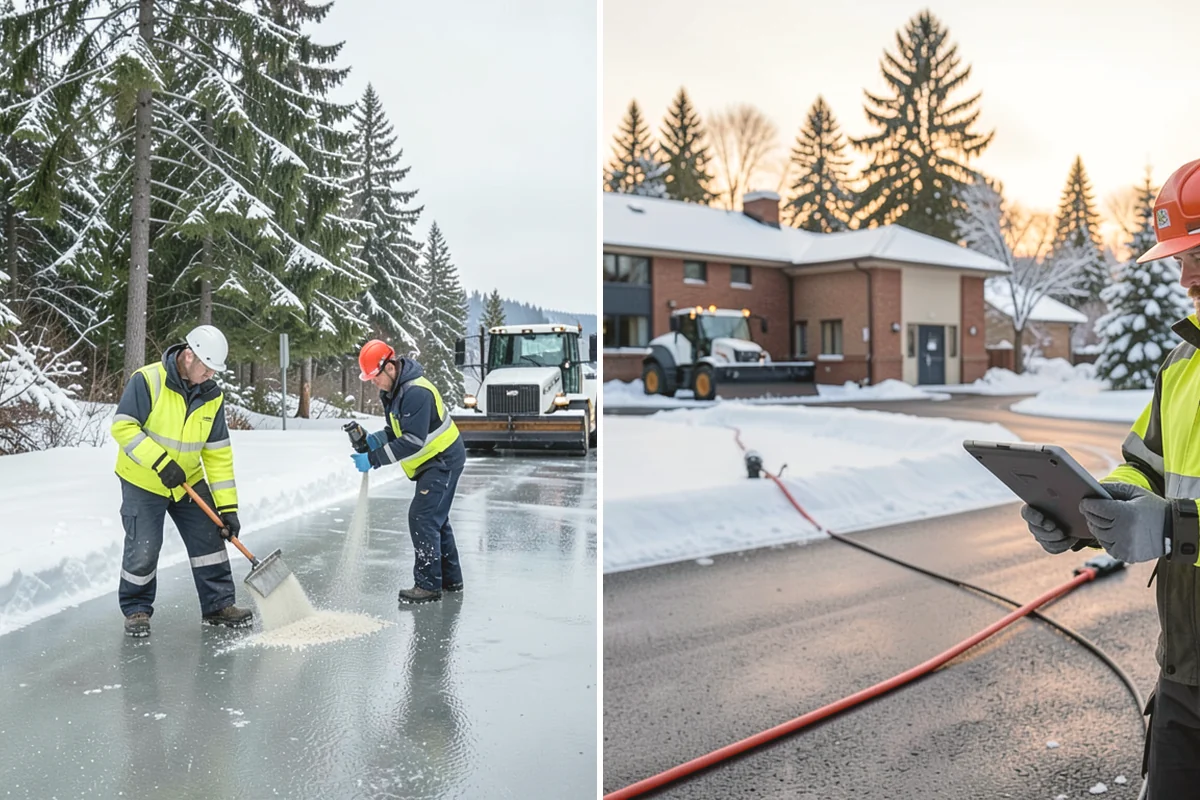 Gutter Heat Cable Installation in Tukwila, King County, WA - Inspect gutters and downspouts for recurring ice points