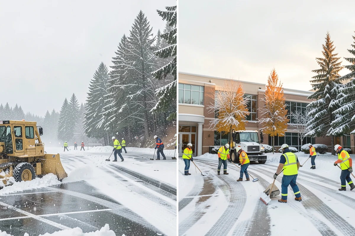 Gutter Heat Cable Installation in University Place, Pierce County, WA - Inspect gutters and downspouts for recurring ice points