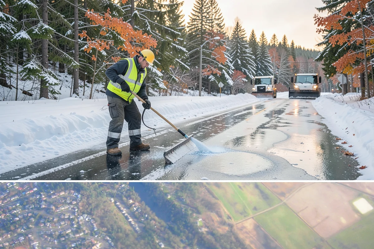 Gutter Ice Removal in Algona, King County, WA - Gutter ice removal is most needed during cold snaps and thaws when frozen gutters block the meltwater trying to drain.
