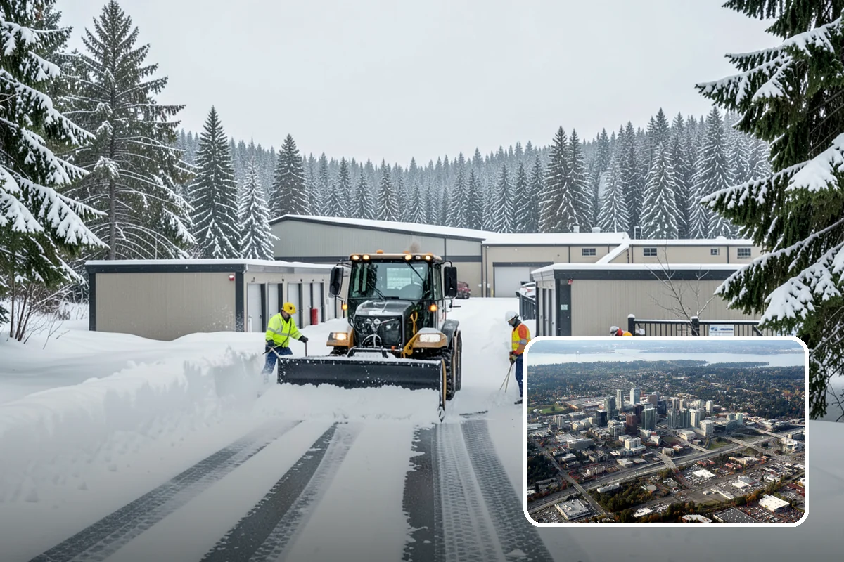 Gutter Ice Removal in Bellevue, King County, WA - Restores drainage so meltwater flows away