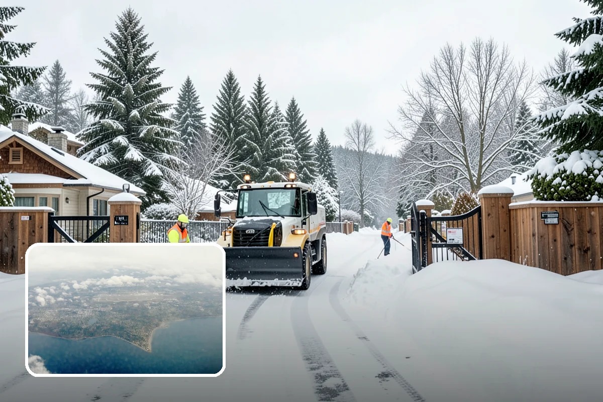 Gutter Ice Removal in Burien, King County, WA - Restores drainage so meltwater flows away