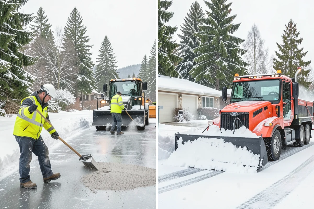 Gutter Ice Removal in Burien, King County, WA - Inspect gutters and downspouts for ice blockages
