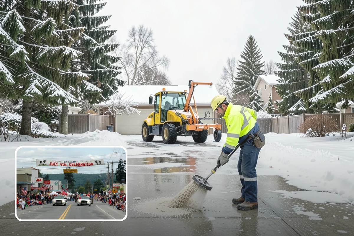 Gutter Ice Removal in Carnation, King County, WA - Restores drainage so meltwater flows away