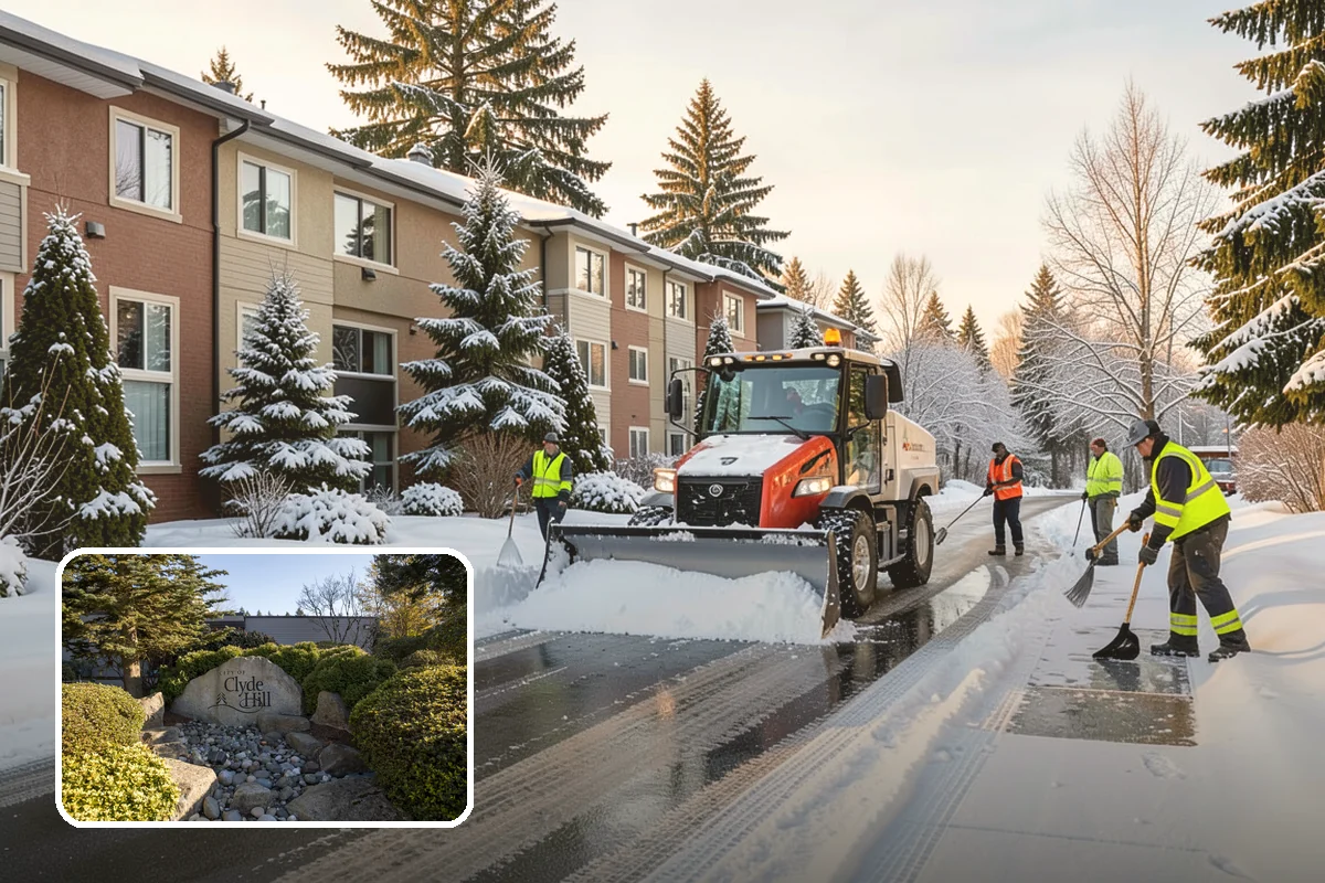 Gutter Ice Removal in Clyde Hill, King County, WA - Restores drainage so meltwater flows away