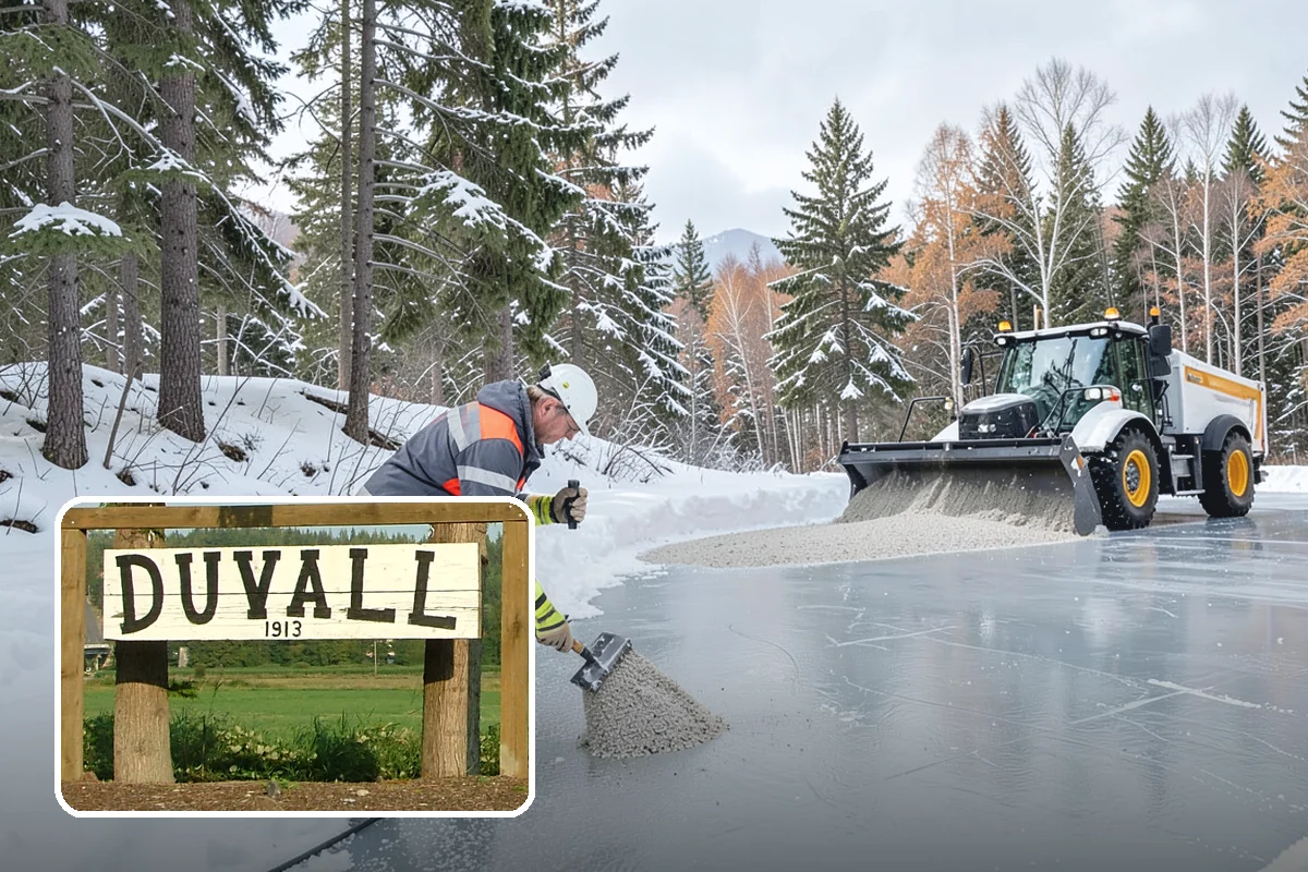 Gutter Ice Removal in Duvall, King County, WA - Restores drainage so meltwater flows away