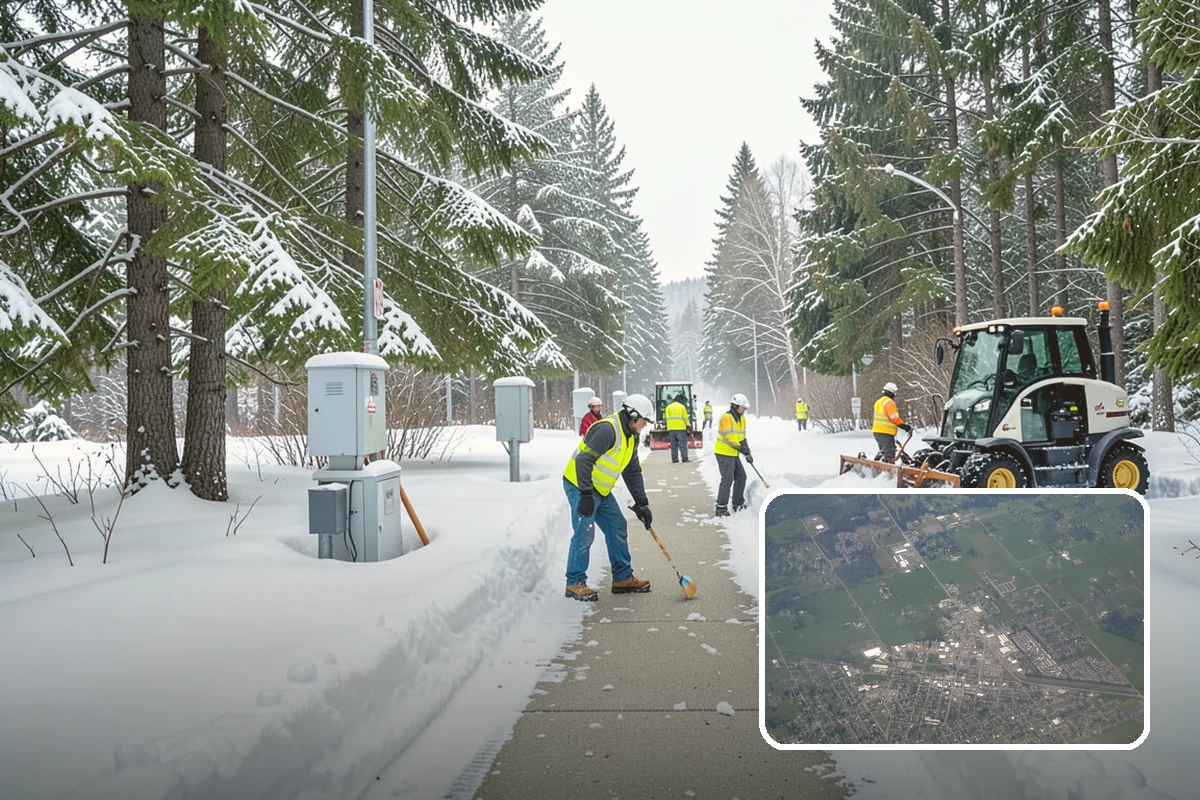 Gutter Ice Removal in Enumclaw, King County, WA - Restores drainage so meltwater flows away