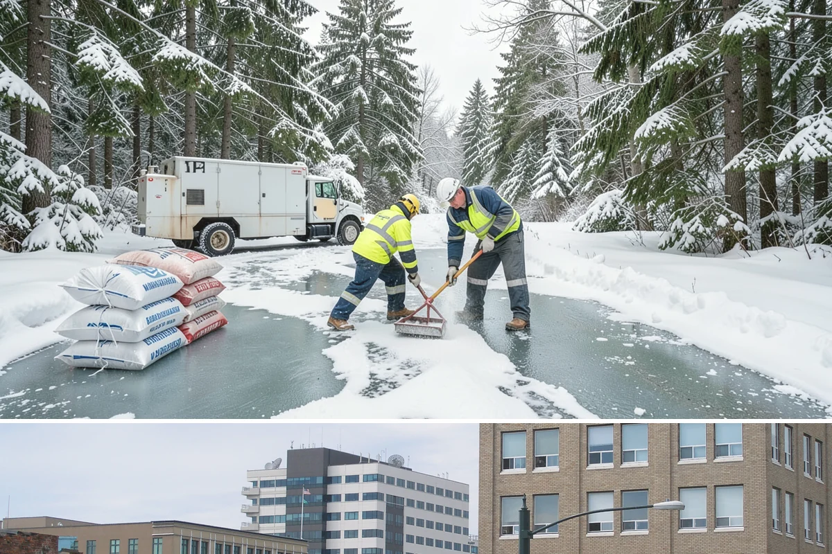 Gutter Ice Removal in Everett, Snohomish County, WA - Gutter ice removal is most needed during cold snaps and thaws when frozen gutters block the meltwater trying to drain.