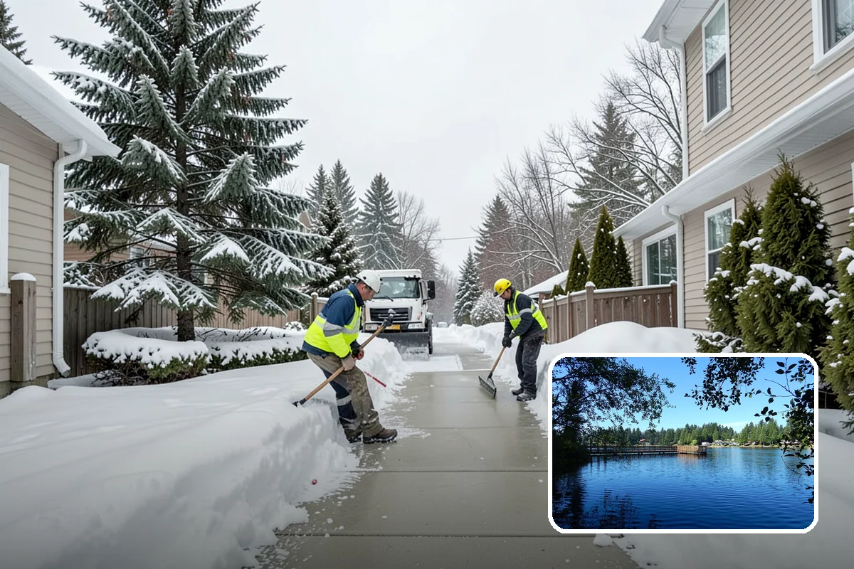 Gutter Ice Removal in Federal Way, King County, WA - Restores drainage so meltwater flows away