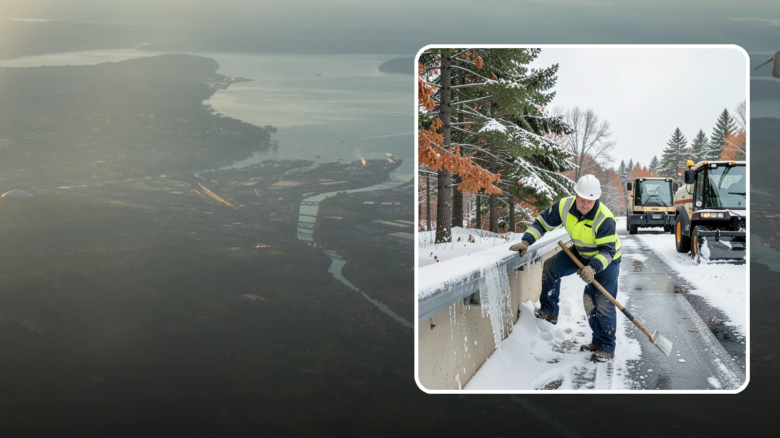 Gutter Ice Removal in Fife, Pierce County, WA - We clear ice from gutters and downspouts so meltwater can drain instead of backing up.