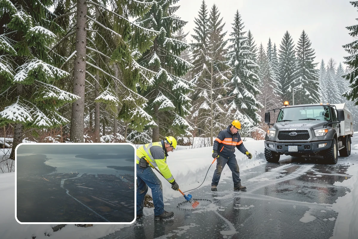 Gutter Ice Removal in Fife, Pierce County, WA - Restores drainage so meltwater flows away