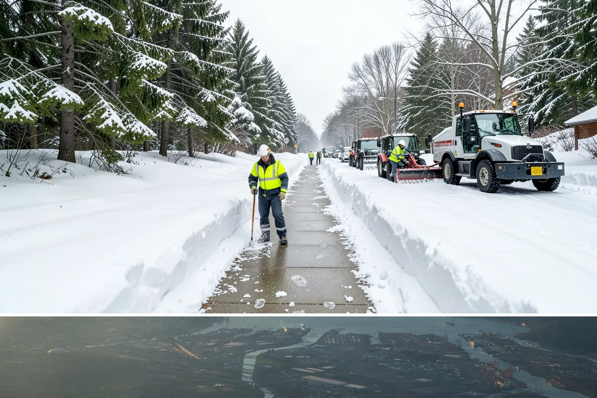 Gutter Ice Removal in Fife, Pierce County, WA - Gutter ice removal is most needed during cold snaps and thaws when frozen gutters block the meltwater trying to drain.
