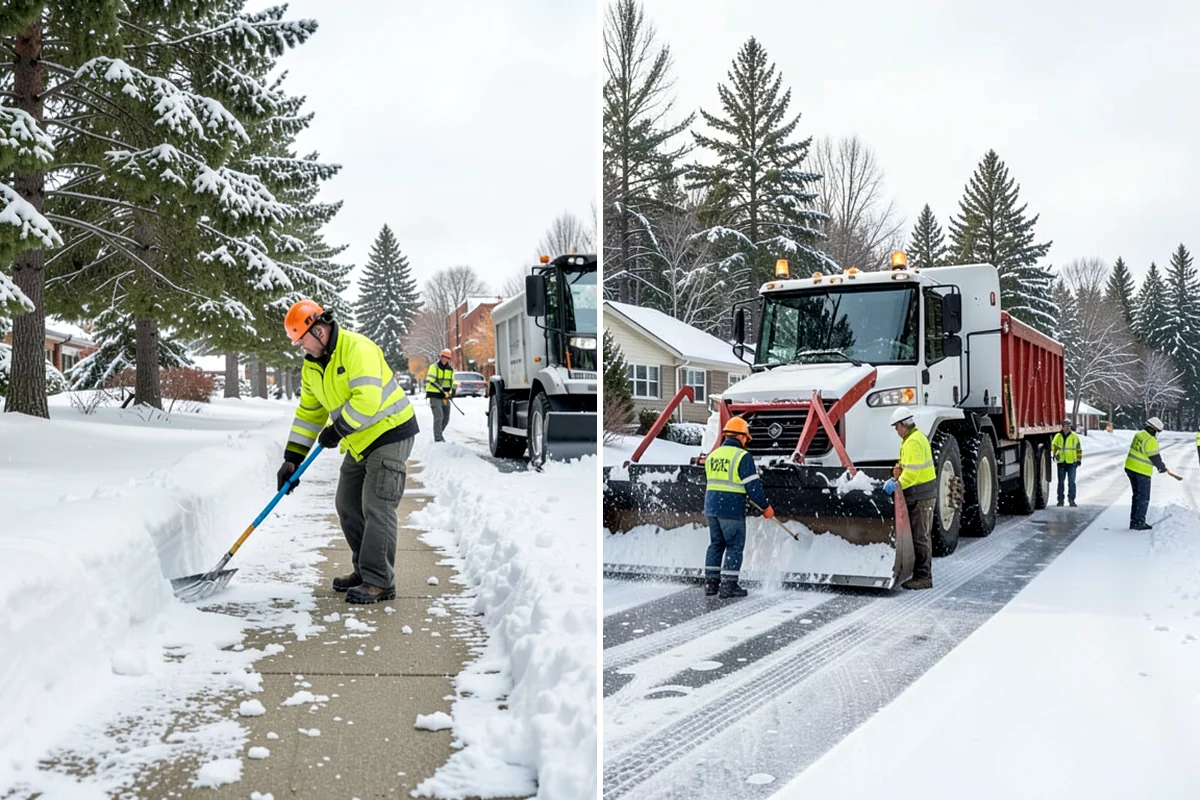 Gutter Ice Removal in Fircrest, Pierce County, WA - Inspect gutters and downspouts for ice blockages