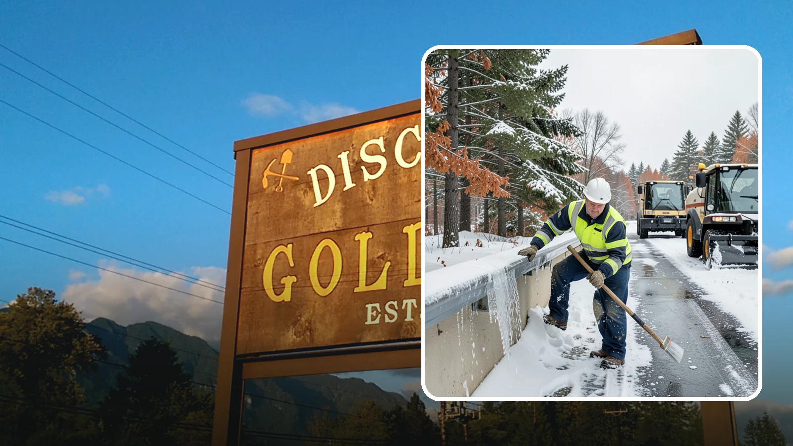 Gutter Ice Removal in Gold Bar, Snohomish County, WA - We clear ice from gutters and downspouts so meltwater can drain instead of backing up.