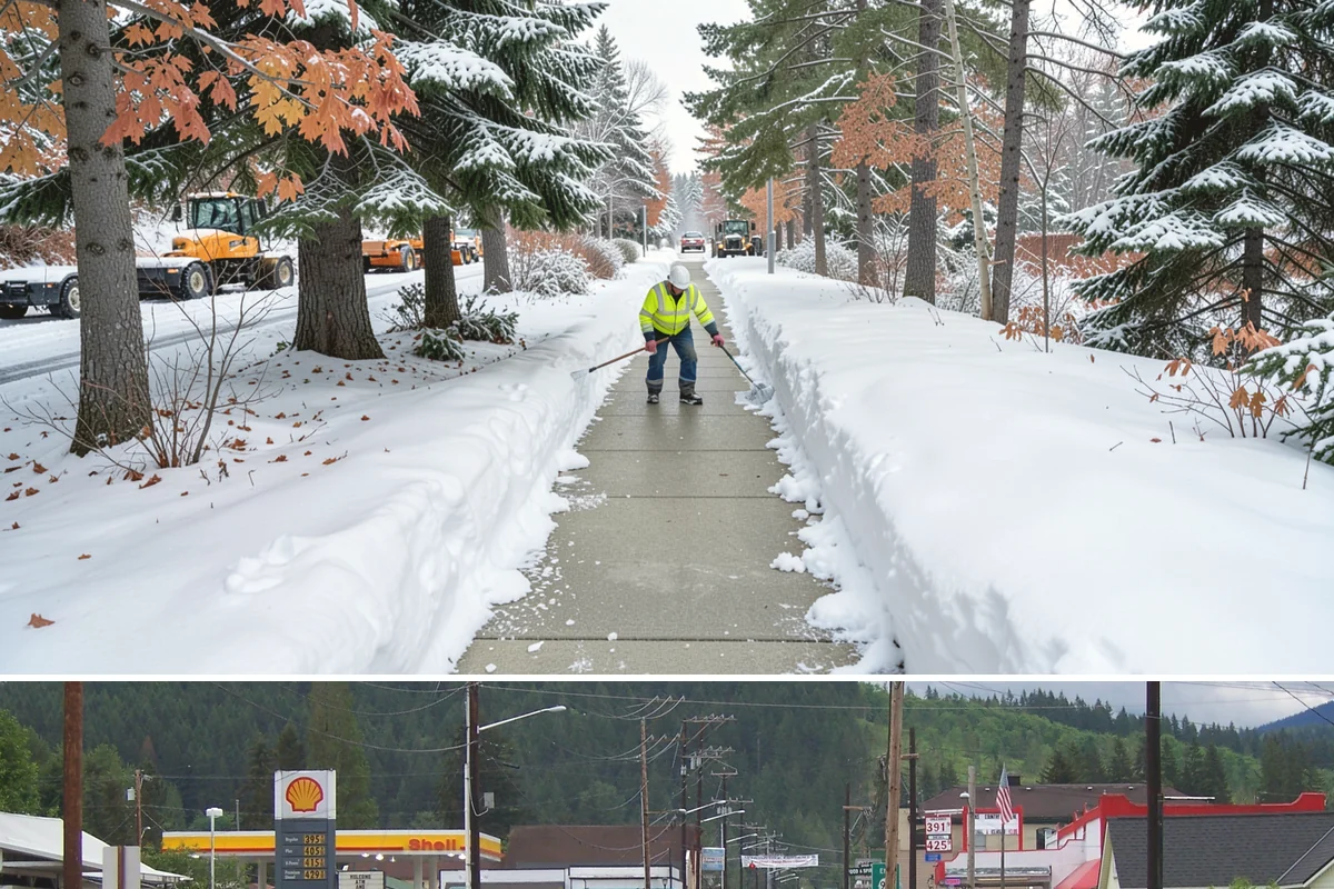Gutter Ice Removal in Granite Falls, Snohomish County, WA - Gutter ice removal is most needed during cold snaps and thaws when frozen gutters block the meltwater trying to drain.
