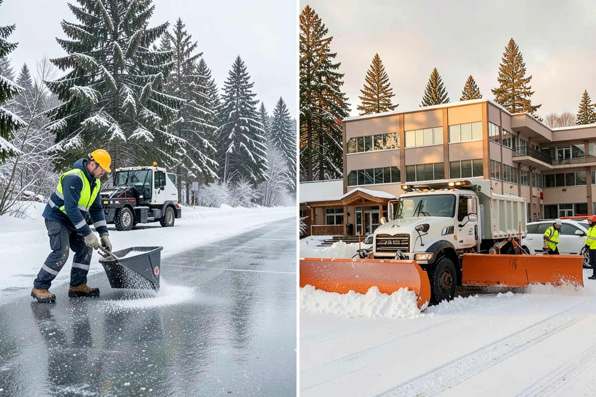 Gutter Ice Removal in Hunts Point, King County, WA - Inspect gutters and downspouts for ice blockages