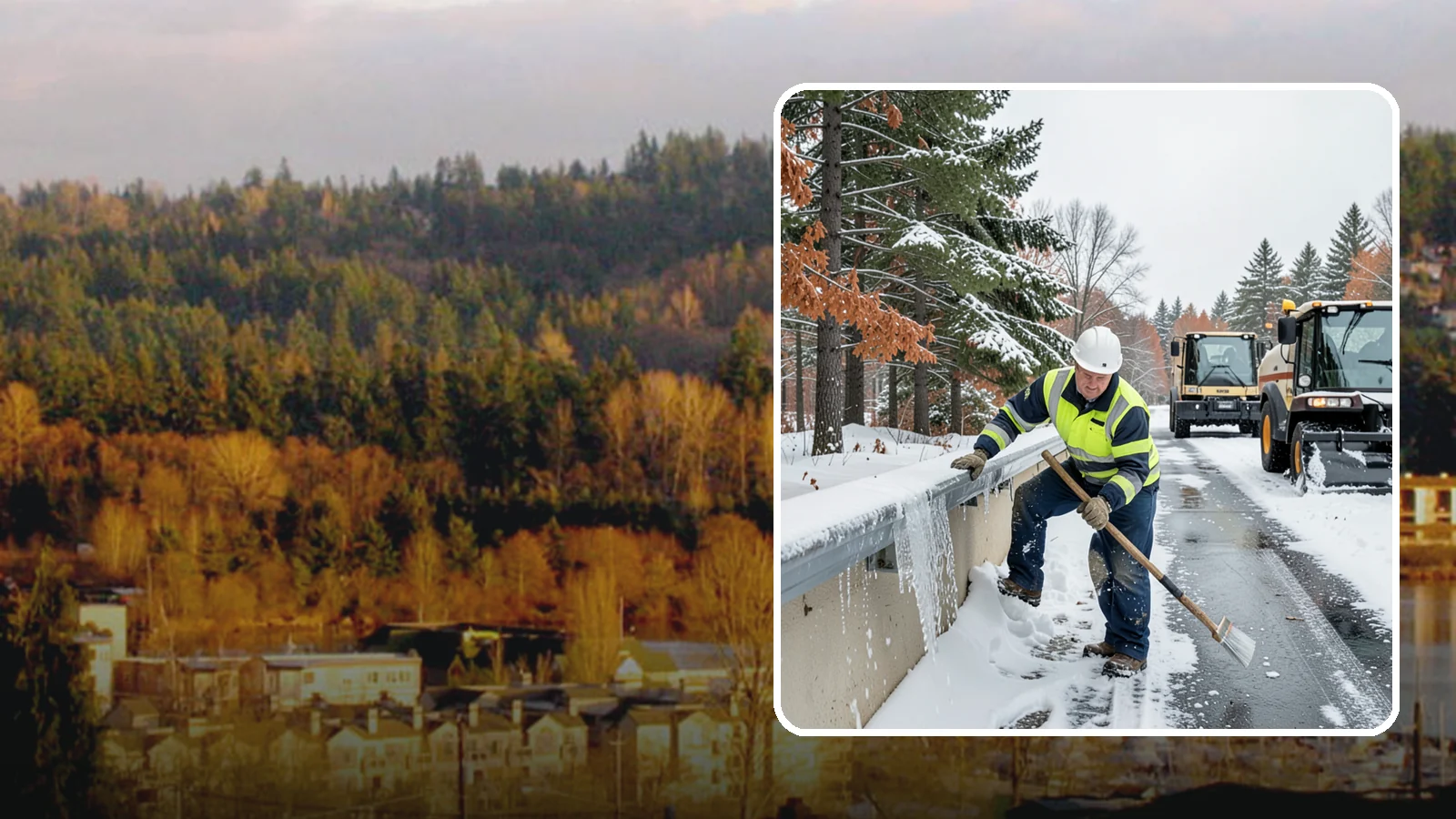 Gutter Ice Removal in Kenmore, King County, WA - We clear ice from gutters and downspouts so meltwater can drain instead of backing up.