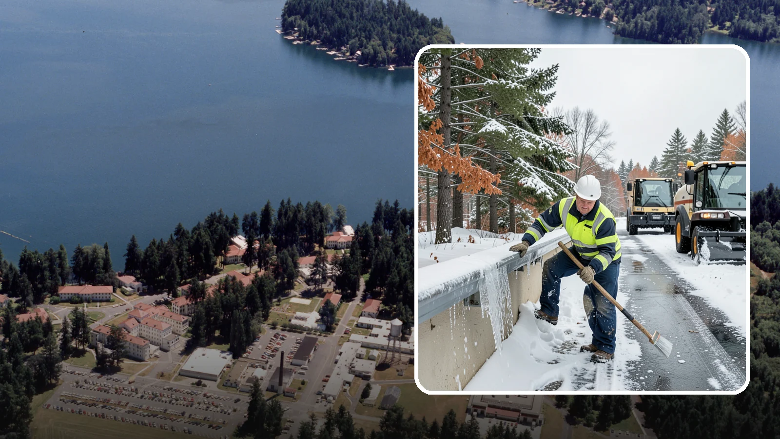 Gutter Ice Removal in Lakewood, Pierce County, WA - We clear ice from gutters and downspouts so meltwater can drain instead of backing up.