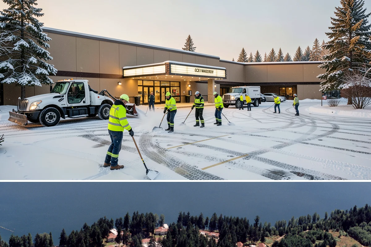 Gutter Ice Removal in Lakewood, Pierce County, WA - Gutter ice removal is most needed during cold snaps and thaws when frozen gutters block the meltwater trying to drain.