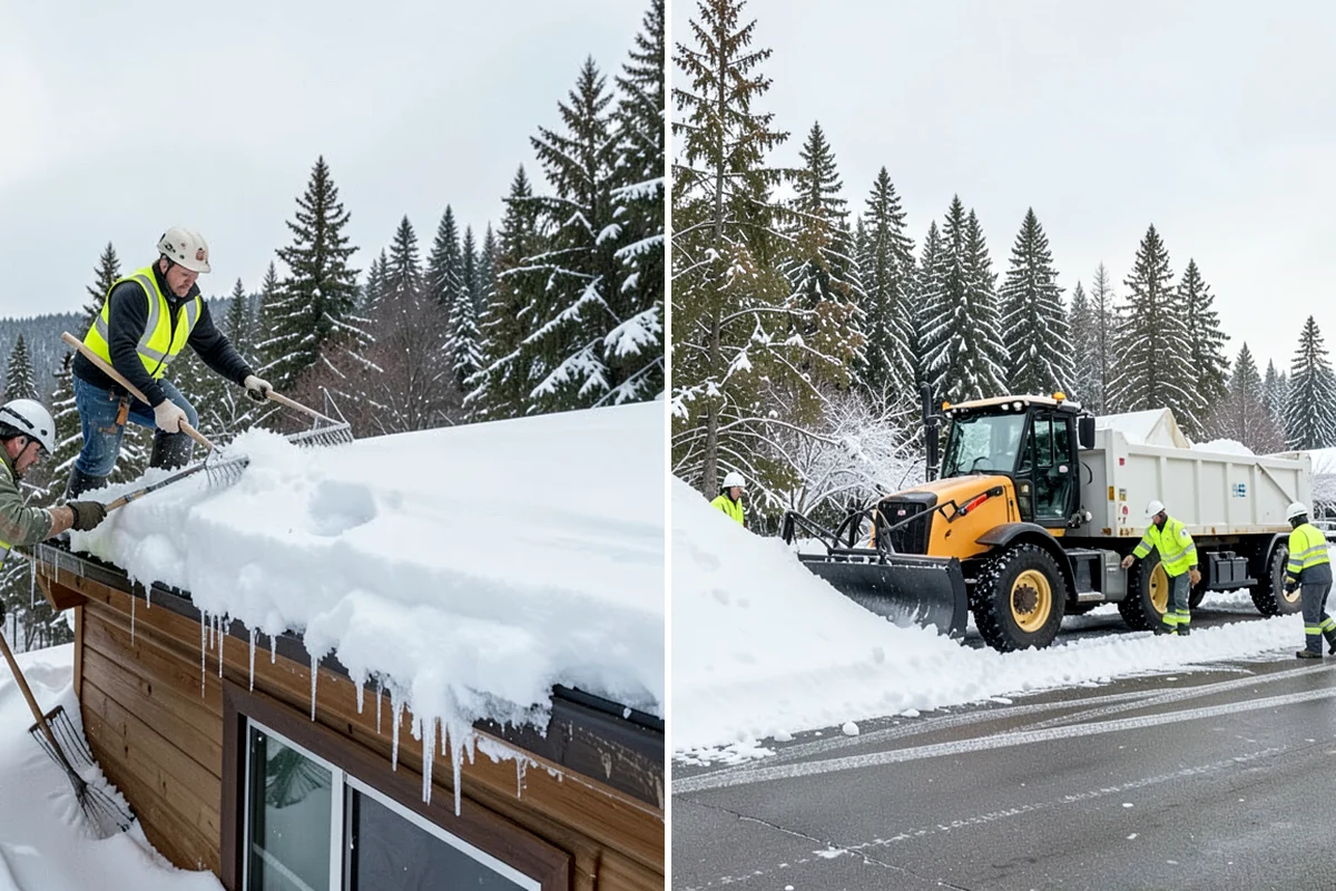 Gutter Ice Removal in Lyman, Skagit County, WA - Inspect gutters and downspouts for ice blockages