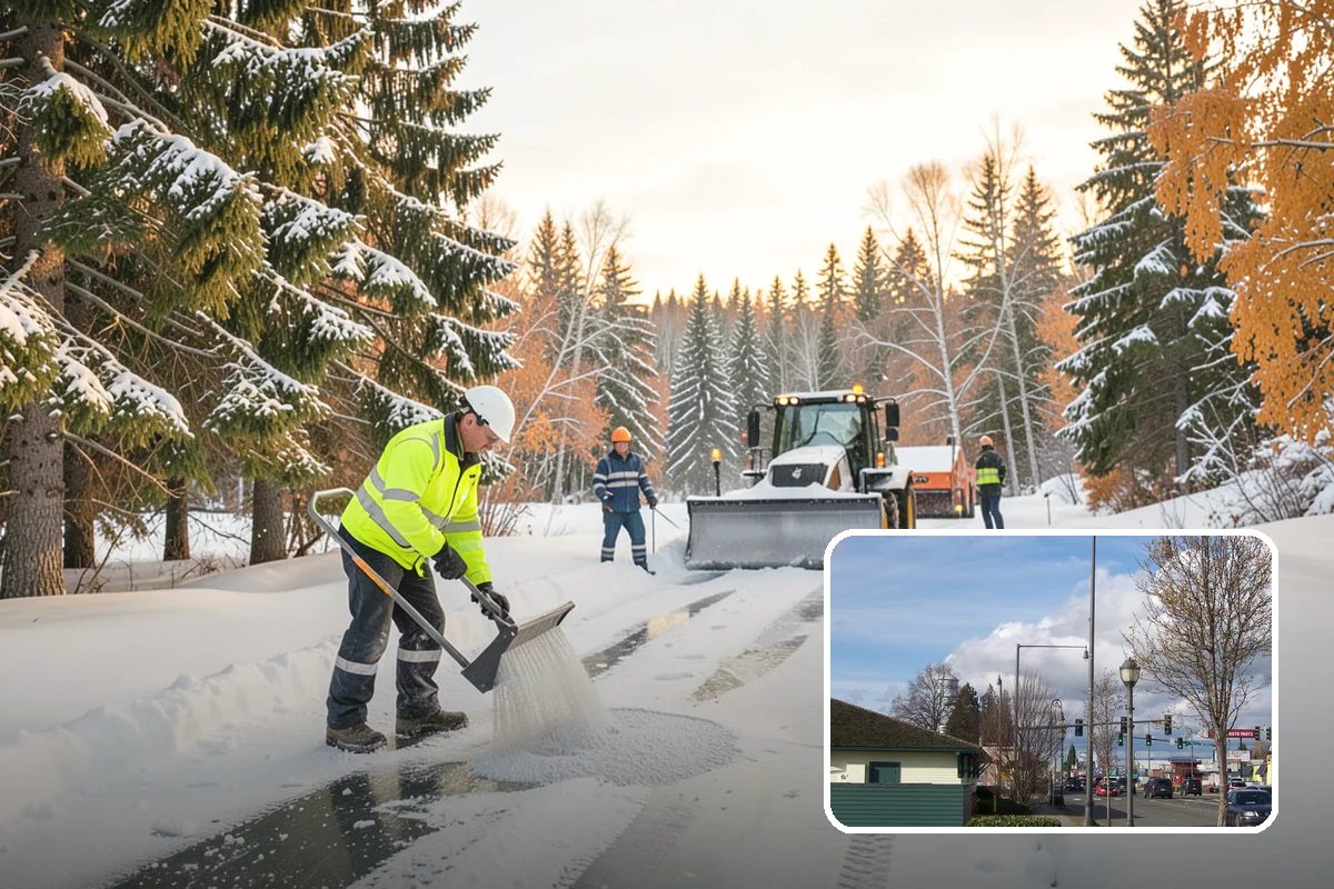 Gutter Ice Removal in Marysville, Snohomish County, WA - Restores drainage so meltwater flows away