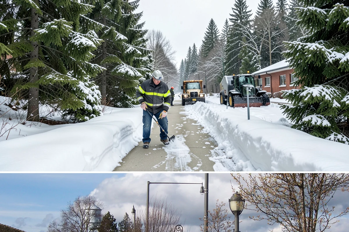 Gutter Ice Removal in Marysville, Snohomish County, WA - Gutter ice removal is most needed during cold snaps and thaws when frozen gutters block the meltwater trying to drain.