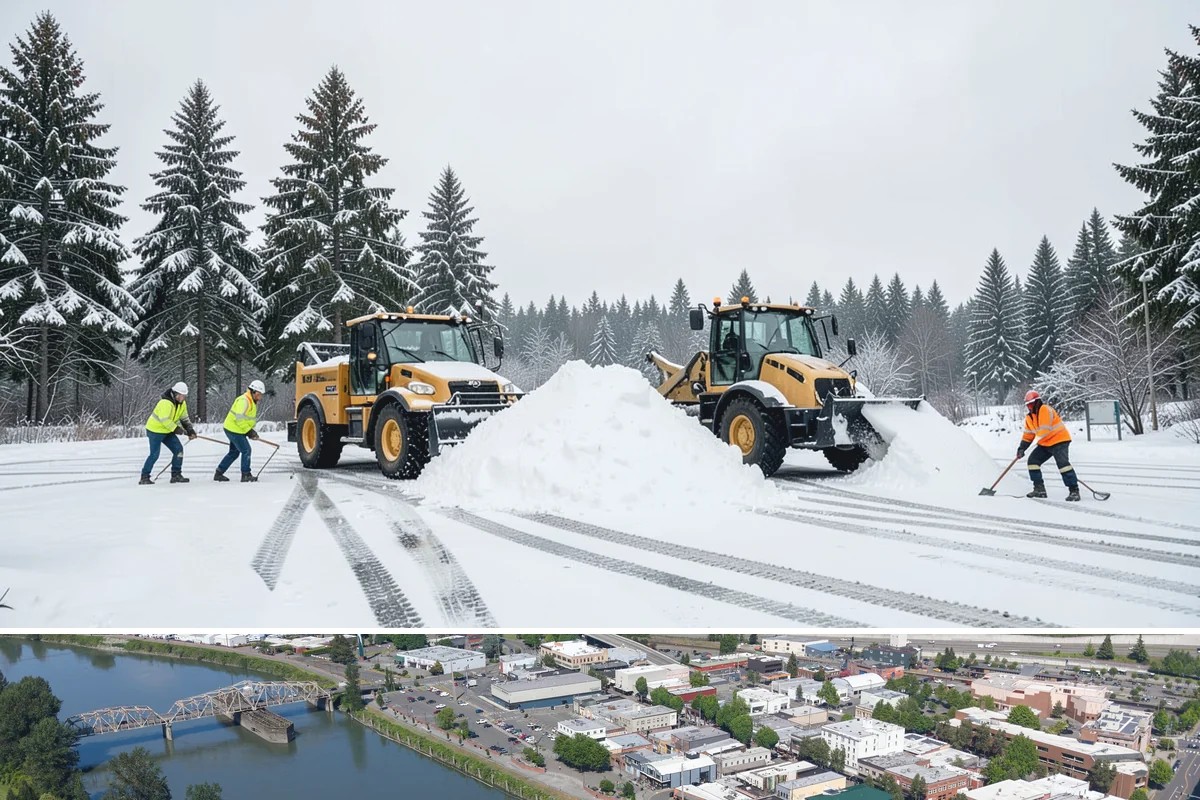 Gutter Ice Removal in Mount Vernon, Skagit County, WA - Gutter ice removal is most needed during cold snaps and thaws when frozen gutters block the meltwater trying to drain.