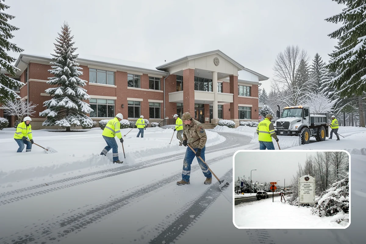 Gutter Ice Removal in Newcastle, King County, WA - Restores drainage so meltwater flows away