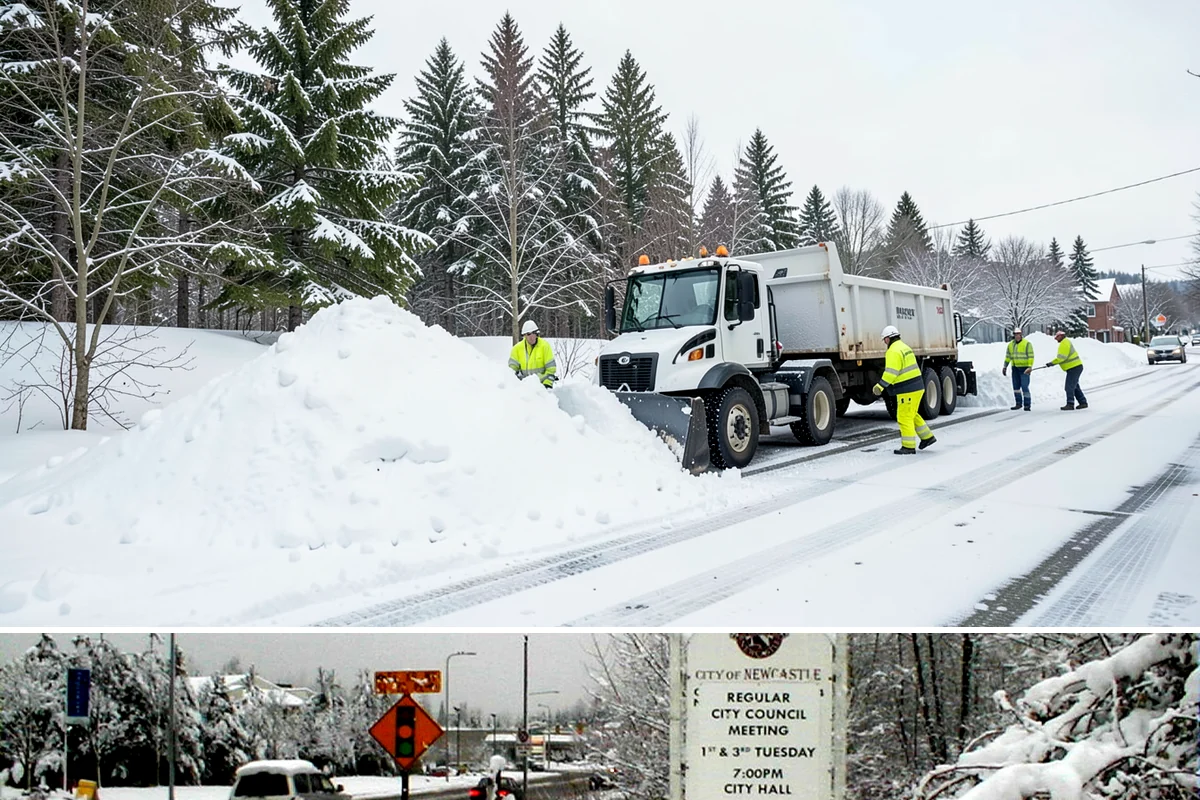 Gutter Ice Removal in Newcastle, King County, WA - Gutter ice removal is most needed during cold snaps and thaws when frozen gutters block the meltwater trying to drain.