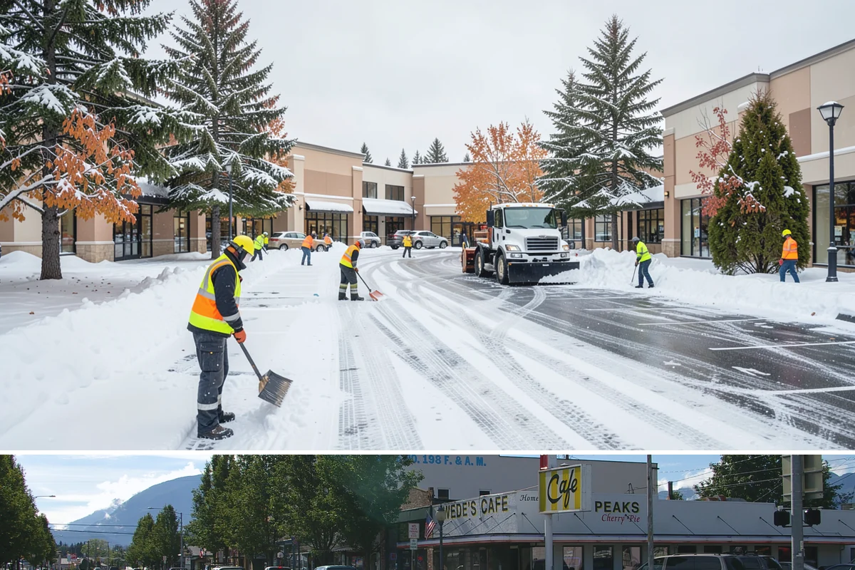 Gutter Ice Removal in North Bend, King County, WA - Gutter ice removal is most needed during cold snaps and thaws when frozen gutters block the meltwater trying to drain.