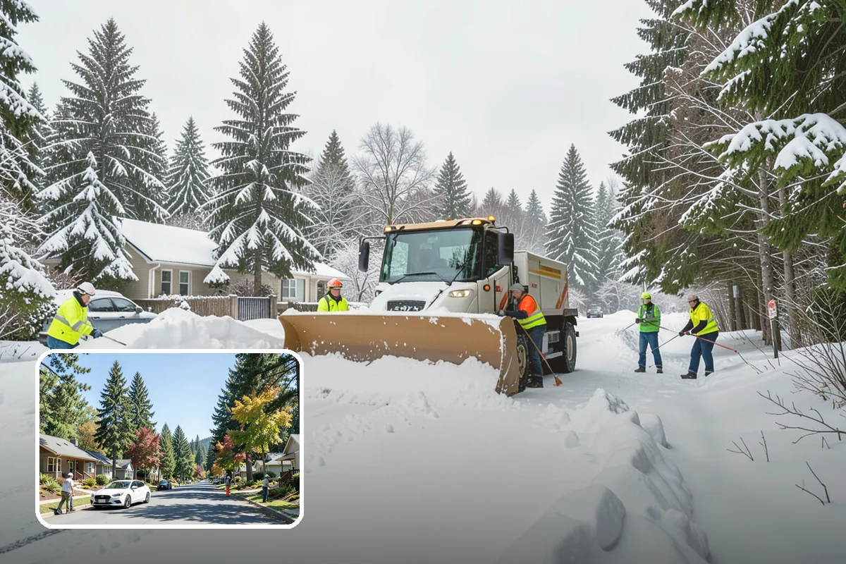 Gutter Ice Removal in Orting, Pierce County, WA - Restores drainage so meltwater flows away