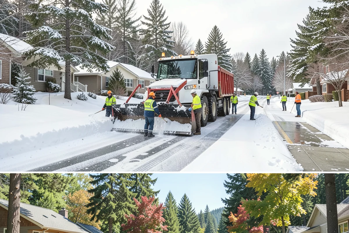 Gutter Ice Removal in Orting, Pierce County, WA - Gutter ice removal is most needed during cold snaps and thaws when frozen gutters block the meltwater trying to drain.