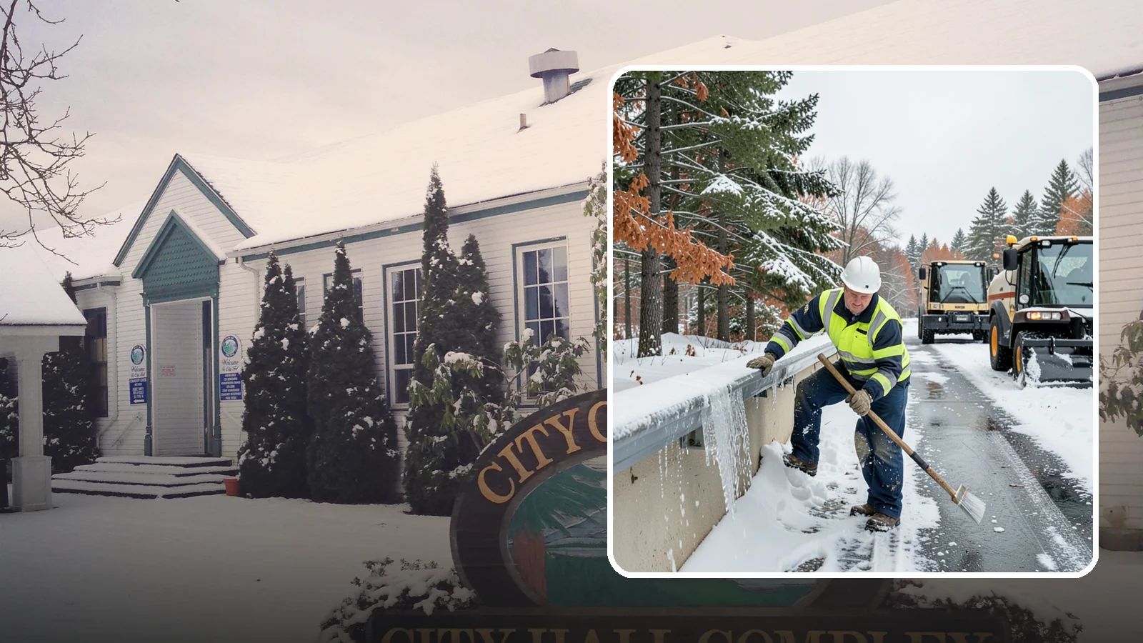 Gutter Ice Removal in Pacific, King County, WA - We clear ice from gutters and downspouts so meltwater can drain instead of backing up.