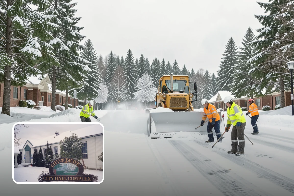 Gutter Ice Removal in Pacific, King County, WA - Restores drainage so meltwater flows away
