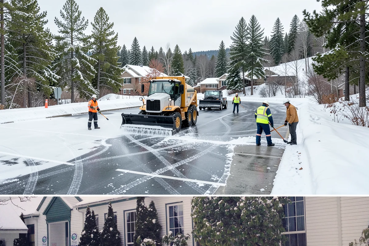 Gutter Ice Removal in Pacific, King County, WA - Gutter ice removal is most needed during cold snaps and thaws when frozen gutters block the meltwater trying to drain.