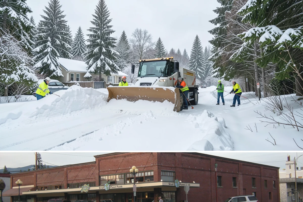 Gutter Ice Removal in Sedro-Woolley, Skagit County, WA - Gutter ice removal is most needed during cold snaps and thaws when frozen gutters block the meltwater trying to drain.