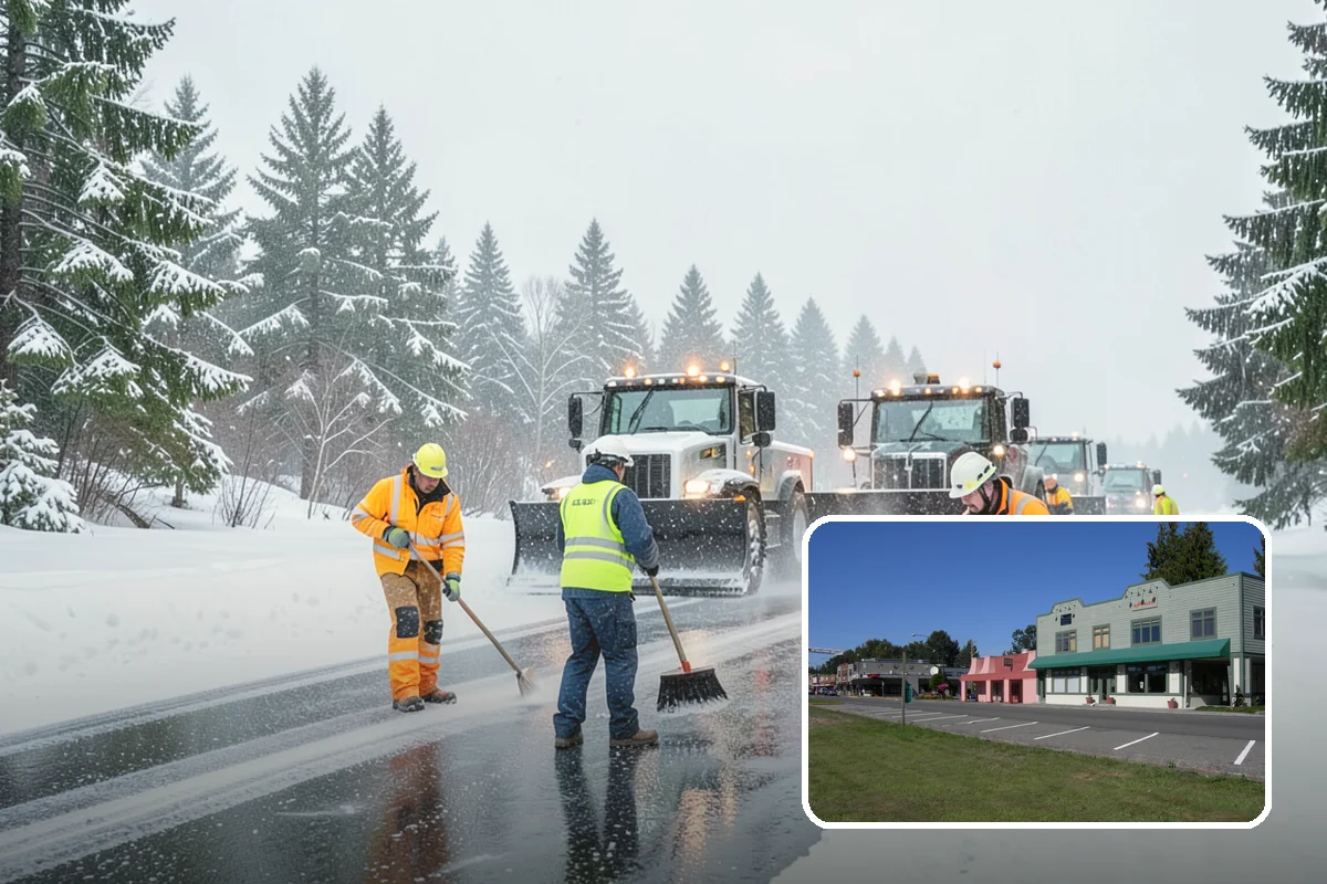 Gutter Ice Removal in Snoqualmie, King County, WA - Restores drainage so meltwater flows away