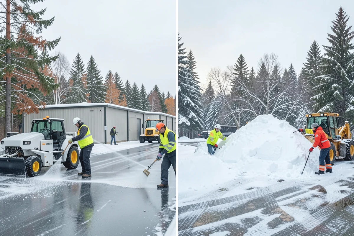 Gutter Ice Removal in South Prairie, Pierce County, WA - Inspect gutters and downspouts for ice blockages