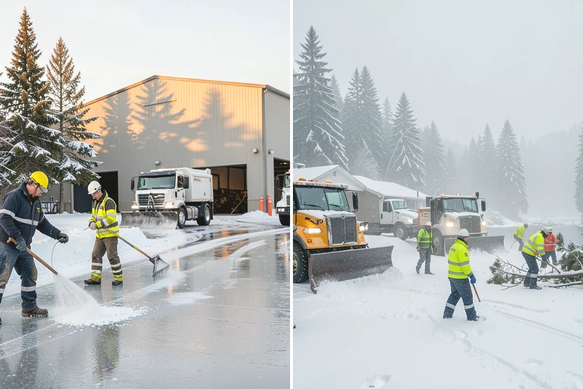 Gutter Ice Removal in Tukwila, King County, WA - Inspect gutters and downspouts for ice blockages